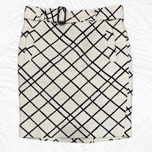 Banana Republic Women's Skirt With Belt Lined Pencil